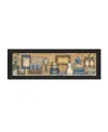 Homezia Starlight Bath 1 Black Framed Print Bathroom Wall Art