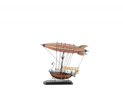 Homezia Steampunk Airship Model With Crows Nest In Multi