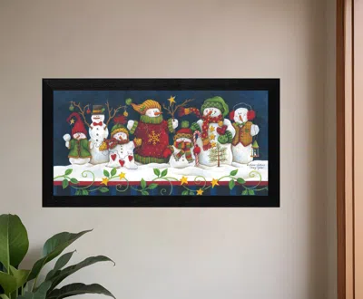 Homezia Sticking Together Black Framed Print Wall Art