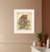 Homezia Still Waiting 1 White Framed Print Wall Art
