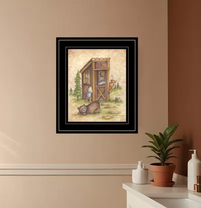 Homezia Still Waiting 2 Black Framed Print Wall Art
