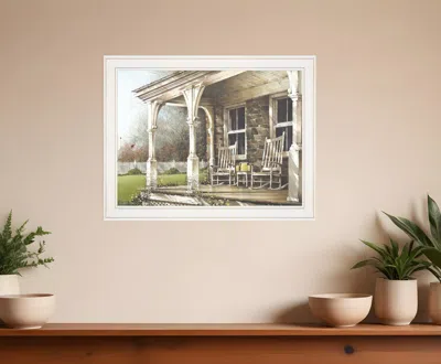 Homezia Sunday Afternoon 1 White Framed Print Wall Art
