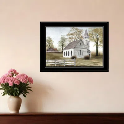 Homezia Sunday Go To Meetin 3 Black Framed Print Wall Art