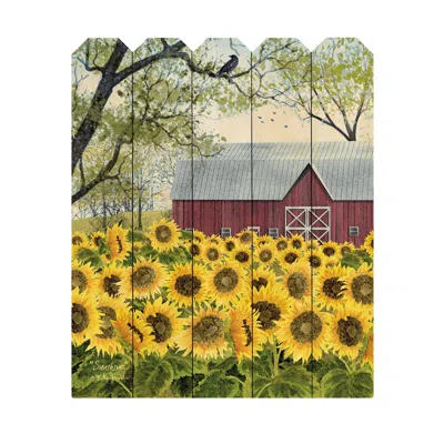 Homezia Sunshine 2 Unframed Print Wall Art In Yellow