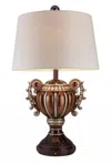Homezia Tall Bronze Urn Shaped Table Lamp
