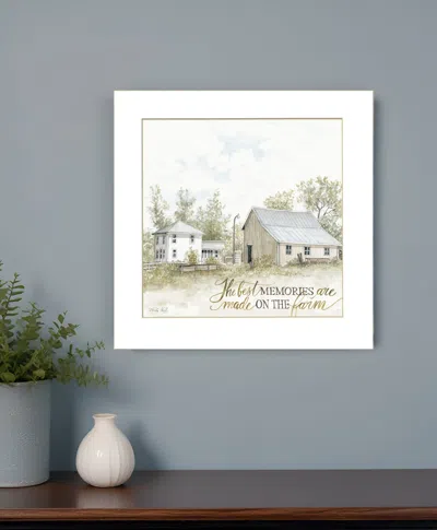 Homezia The Best Memories 2 White Framed Print Wall Art