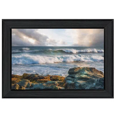 Homezia The Clearing 1 Black Framed Print Wall Art