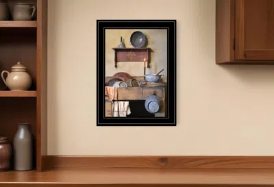 Homezia The Kitchen Sink 3 Black Framed Print Kitchen Wall Art