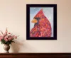 Homezia The Messenger 1 Black Framed Print Wall Art