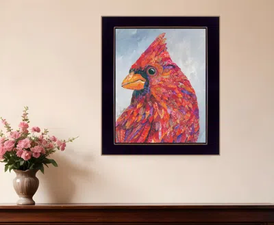 Homezia The Messenger 1 Black Framed Print Wall Art