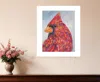 Homezia The Messenger 2 White Framed Print Wall Art