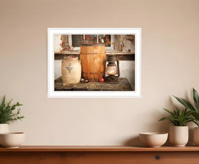 Homezia The Nail Keg 2 White Framed Print Wall Art