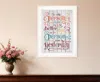Homezia The Only Person 2 White Framed Print Wall Art