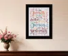 Homezia The Only Person 3 Black Framed Print Wall Art