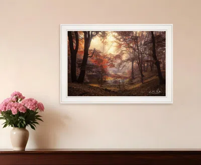 Homezia The Pool 1 White Framed Print Wall Art