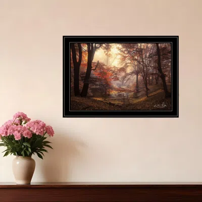 Homezia The Pool 2 Black Framed Print Wall Art In Multi