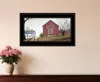 Homezia The Quilt Barn 3 Black Framed Print Wall Art