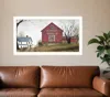 Homezia The Quilt Barn 4 White Framed Print Wall Art