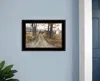 Homezia The Road Home 3 Black Framed Print Wall Art