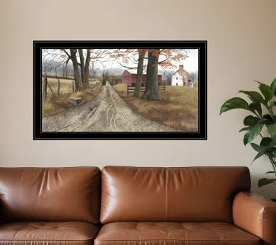Homezia The Road Home 9 Black Framed Print Wall Art