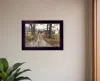Homezia The Road Home Black Framed Print Wall Art
