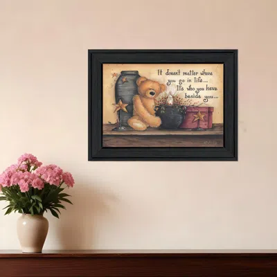 Homezia The Simple Truth 1 Black Framed Print Wall Art