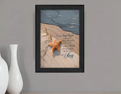 Homezia The Wish Black Framed Print Wall Art
