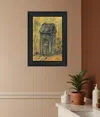 Homezia Thinking Room 2 Black Framed Print Wall Art