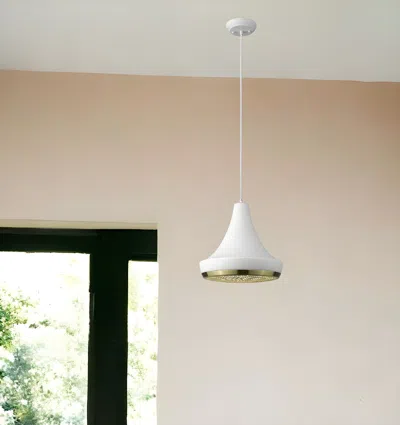Homezia Tholos 1-light White Pendant