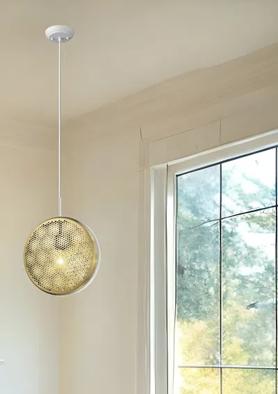 Homezia Tholos 1-light White Pendant