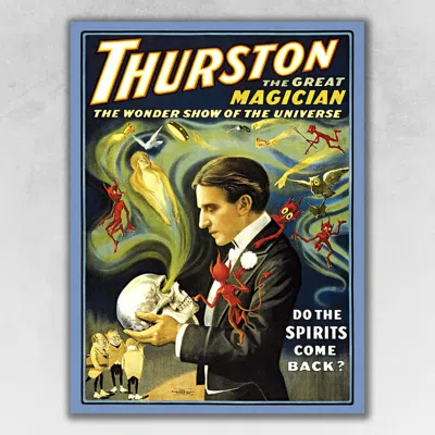 Homezia Thurston Spirits Vintage Magic Unframed Print Wall Art