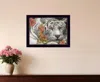 Homezia Tiger Lily 1 Black Framed Print Wall Art