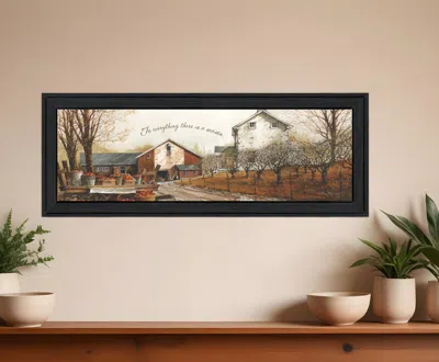 Homezia To Everything 1 Black Framed Print Wall Art