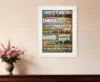Homezia Today Is 1 White Framed Print Wall Art