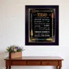 Homezia Today Is A Brand New Day 3 Black Framed Print Wall Art