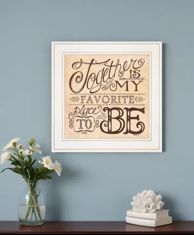 Homezia Together 2 White Framed Print Wall Art