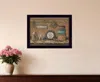 Homezia Treasures On The Shelf Ii 1 Black Framed Print Wall Art
