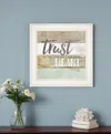 Homezia Trust In The Lord 1 White Framed Print Wall Art