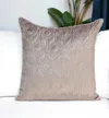 Homezia Tufted Diamonds Taupe Velvet Accent Pillow