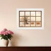 Homezia View Of Fields White Framed Print Wall Art