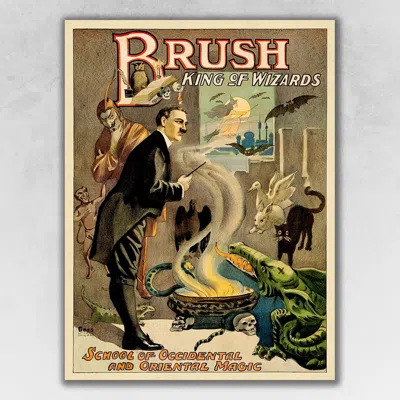 Homezia Vintage 1895 Blackstone Magic Unframed Print Wall Art