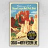 Homezia Vintage 1950s Bryce Canyon National Park Unframed Print Wall Art