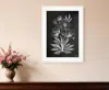 Homezia Vintage Chalkboard 2 White Framed Print Wall Art