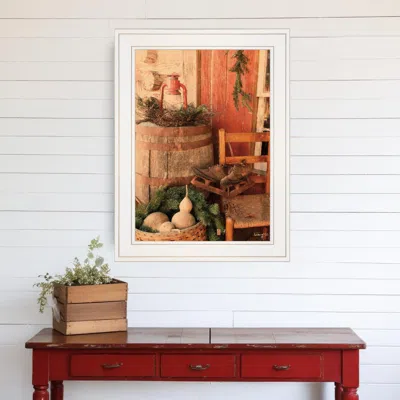 Homezia Vintage Skates 1 White Framed Print Wall Art