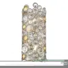 Homezia Vitozzi 2-light Antique Silver Leaf Sconce