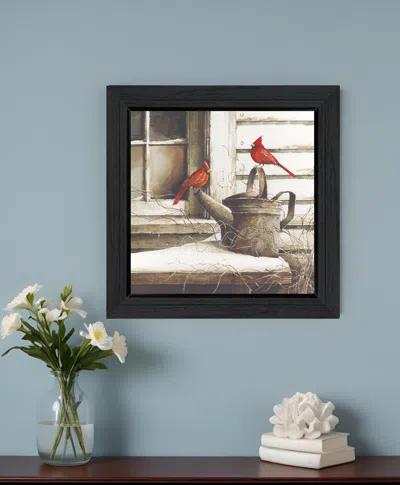 Homezia Waiting For Spring Black Framed Print Wall Art