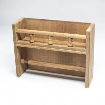 Homezia Wall Mounted 13.07 " Wood Spice Jar & Rack Set In Multi