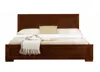 Homezia Walnut Wood Full Platform Bed