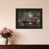 Homezia Warm Summers Eve 3 Black Framed Print Wall Art
