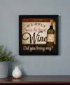 Homezia We Only Serve The Finest Wine Black Framed Print Wall Art